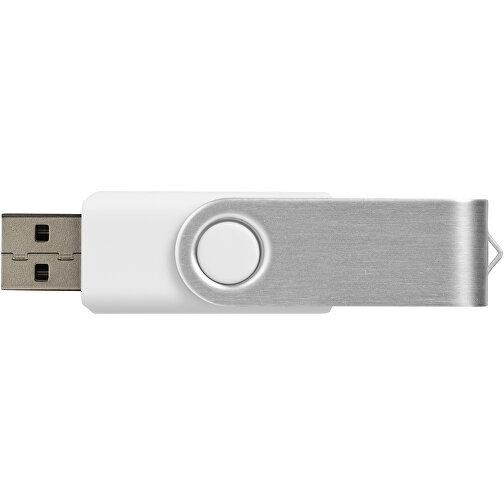 Rotate USB-Stick , weiß MB , 2 GB , Kunststoff, Aluminium MB , 5,80cm x 1,90cm x 1,00cm (Länge x Höhe x Breite), Bild 4