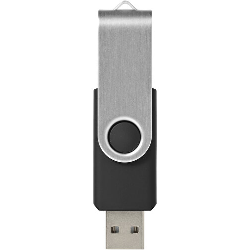 Rotate USB-Stick , schwarz MB , 16 GB , Kunststoff, Aluminium MB , 5,80cm x 1,90cm x 1,00cm (Länge x Höhe x Breite), Bild 3