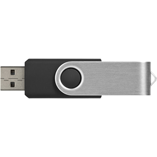 Rotate USB-Stick , schwarz MB , 1 GB , Kunststoff, Aluminium MB , 5,80cm x 1,90cm x 1,00cm (Länge x Höhe x Breite), Bild 4