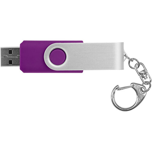 Rotate Mit Schlüsselanhänger USB-Stick , lila MB , 32 GB , Kunststoff, Aluminium MB , 5,80cm x 1,90cm x 1,00cm (Länge x Höhe x Breite), Bild 5