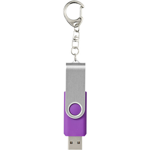 Rotate Mit Schlüsselanhänger USB-Stick , lila MB , 8 GB , Kunststoff, Aluminium MB , 5,80cm x 1,90cm x 1,00cm (Länge x Höhe x Breite), Bild 3