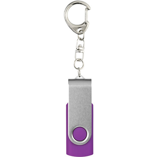 Rotate Mit Schlüsselanhänger USB-Stick , lila MB , 2 GB , Kunststoff, Aluminium MB , 5,80cm x 1,90cm x 1,00cm (Länge x Höhe x Breite), Bild 4