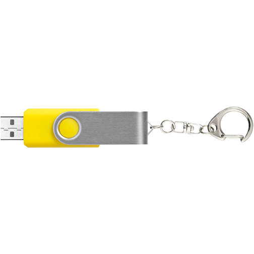 Rotate Mit Schlüsselanhänger USB-Stick , gelb MB , 32 GB , Kunststoff, Aluminium MB , 5,80cm x 1,90cm x 1,00cm (Länge x Höhe x Breite), Bild 7