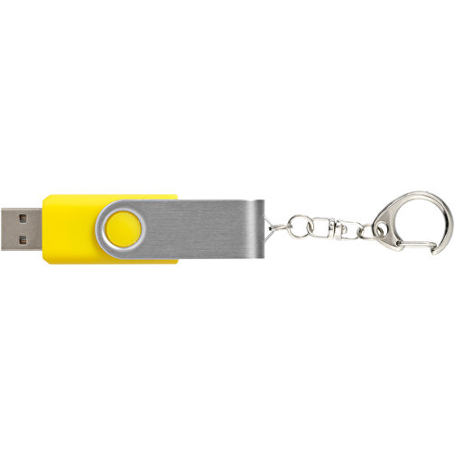 Rotate Mit Schlüsselanhänger USB-Stick , gelb MB , 32 GB , Kunststoff, Aluminium MB , 5,80cm x 1,90cm x 1,00cm (Länge x Höhe x Breite), Bild 8