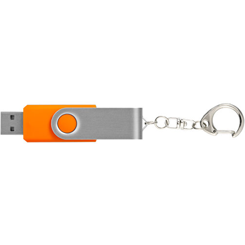 Rotate Mit Schlüsselanhänger USB-Stick , orange MB , 16 GB , Kunststoff, Aluminium MB , 5,80cm x 1,90cm x 1,00cm (Länge x Höhe x Breite), Bild 6