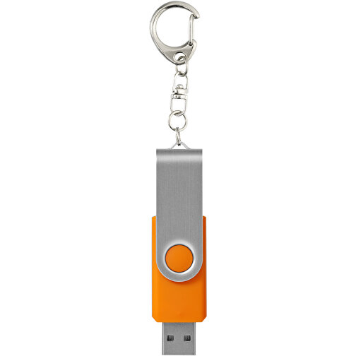 Rotate Mit Schlüsselanhänger USB-Stick , orange MB , 16 GB , Kunststoff, Aluminium MB , 5,80cm x 1,90cm x 1,00cm (Länge x Höhe x Breite), Bild 3
