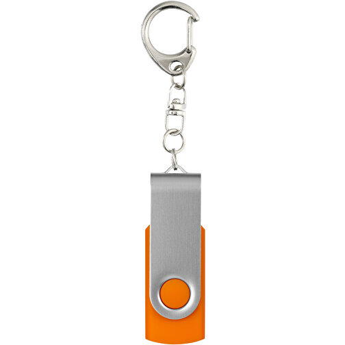 Rotate Mit Schlüsselanhänger USB-Stick , orange MB , 4 GB , Kunststoff, Aluminium MB , 5,80cm x 1,90cm x 1,00cm (Länge x Höhe x Breite), Bild 4