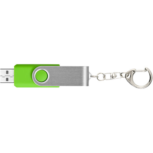 Rotate Mit Schlüsselanhänger USB-Stick , limone MB , 32 GB , Kunststoff, Aluminium MB , 5,80cm x 1,90cm x 1,00cm (Länge x Höhe x Breite), Bild 9