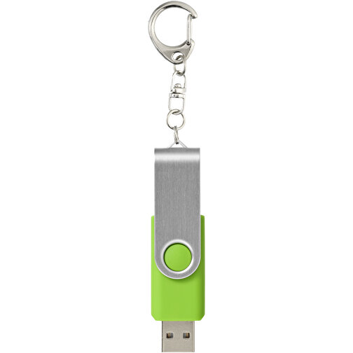 Rotate Mit Schlüsselanhänger USB-Stick , limone MB , 32 GB , Kunststoff, Aluminium MB , 5,80cm x 1,90cm x 1,00cm (Länge x Höhe x Breite), Bild 3