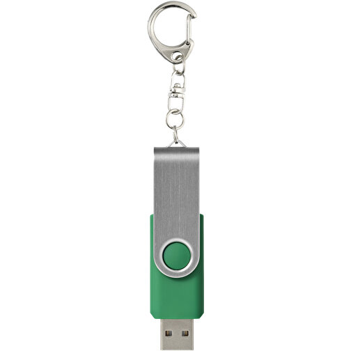 Rotate Mit Schlüsselanhänger USB-Stick , grün MB , 8 GB , Kunststoff, Aluminium MB , 5,80cm x 1,90cm x 1,00cm (Länge x Höhe x Breite), Bild 3