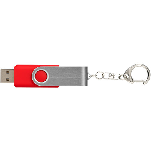 Rotate Mit Schlüsselanhänger USB-Stick , mittelrot MB , 32 GB , Kunststoff, Aluminium MB , 5,80cm x 1,90cm x 1,00cm (Länge x Höhe x Breite), Bild 10