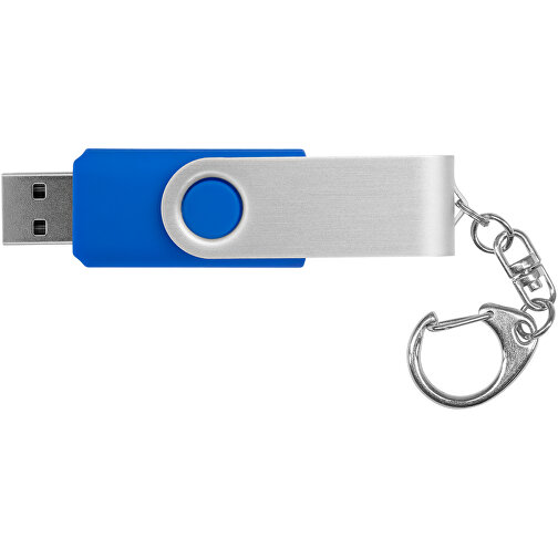 Rotate Mit Schlüsselanhänger USB-Stick , mittelblau MB , 32 GB , Kunststoff, Aluminium MB , 5,80cm x 1,90cm x 1,00cm (Länge x Höhe x Breite), Bild 7