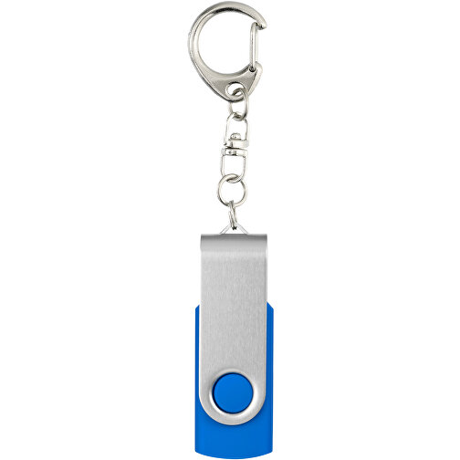 Rotate Mit Schlüsselanhänger USB-Stick , mittelblau MB , 1 GB , Kunststoff, Aluminium MB , 5,80cm x 1,90cm x 1,00cm (Länge x Höhe x Breite), Bild 5