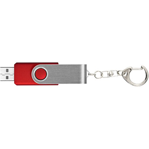 Rotate Mit Schlüsselanhänger USB-Stick , rot MB , 32 GB , Kunststoff, Aluminium MB , 5,80cm x 1,90cm x 1,00cm (Länge x Höhe x Breite), Bild 5