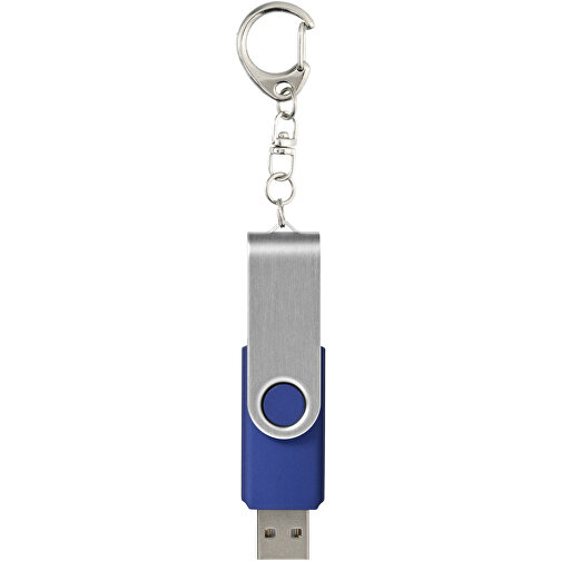 Rotate Mit Schlüsselanhänger USB-Stick , blau MB , 32 GB , Kunststoff, Aluminium MB , 5,80cm x 1,90cm x 1,00cm (Länge x Höhe x Breite), Bild 3