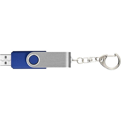 Rotate Mit Schlüsselanhänger USB-Stick , blau MB , 16 GB , Kunststoff, Aluminium MB , 5,80cm x 1,90cm x 1,00cm (Länge x Höhe x Breite), Bild 6