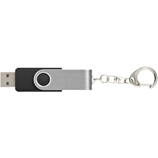 Rotate Mit Schlüsselanhänger USB-Stick , schwarz MB , 2 GB , Kunststoff, Aluminium MB , 5,80cm x 1,90cm x 1,00cm (Länge x Höhe x Breite), Bild 11