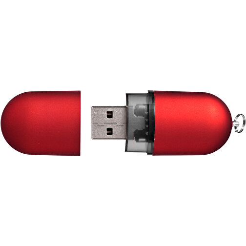 USB-Stick Business , rot MB , 16 GB , Kunststoff, Aluminium MB , 6,00cm x 2,40cm x 1,20cm (Länge x Höhe x Breite), Bild 5