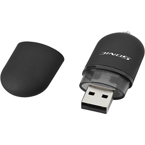 USB-Stick Business , schwarz MB , 4 GB , Kunststoff, Aluminium MB , 6,00cm x 2,40cm x 1,20cm (Länge x Höhe x Breite), Bild 2