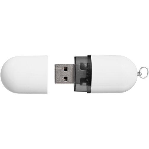 USB-Stick Business , weiß MB , 2 GB , Kunststoff, Aluminium MB , 6,00cm x 2,40cm x 1,20cm (Länge x Höhe x Breite), Bild 6