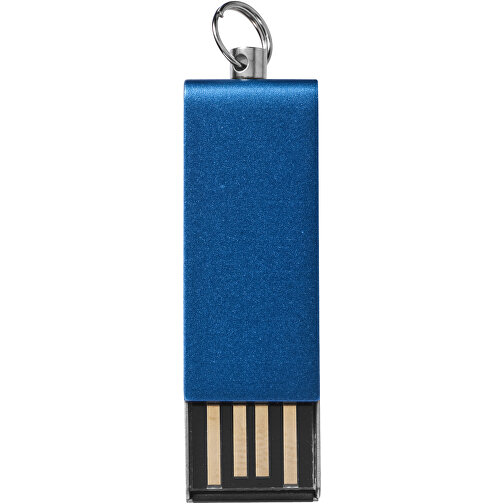 Mini Rotate USB-Stick , blau MB , 8 GB , Aluminium MB , 3,30cm x 1,60cm x 0,60cm (Länge x Höhe x Breite), Bild 3