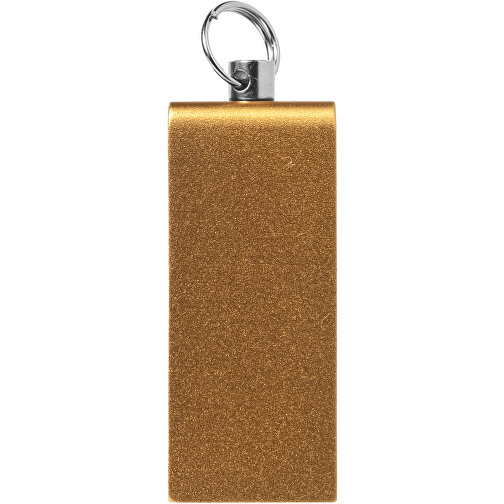 Mini Rotate USB-Stick , gold MB , 8 GB , Aluminium MB , 3,30cm x 1,60cm x 0,60cm (Länge x Höhe x Breite), Bild 5