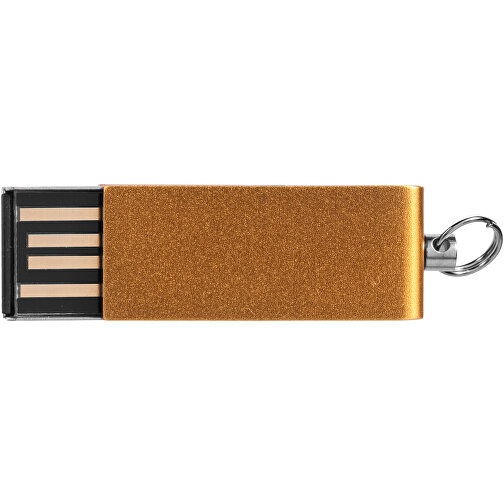 Mini Rotate USB-Stick , gold MB , 4 GB , Aluminium MB , 3,30cm x 1,60cm x 0,60cm (Länge x Höhe x Breite), Bild 8