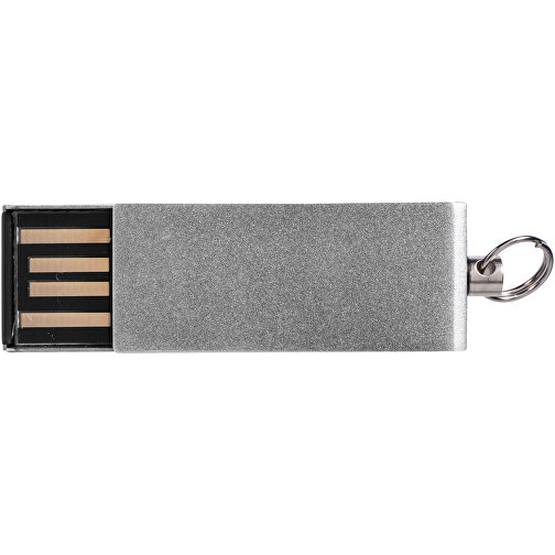 Mini Rotate USB-Stick , silber MB , 16 GB , Aluminium MB , 3,30cm x 1,60cm x 0,60cm (Länge x Höhe x Breite), Bild 6