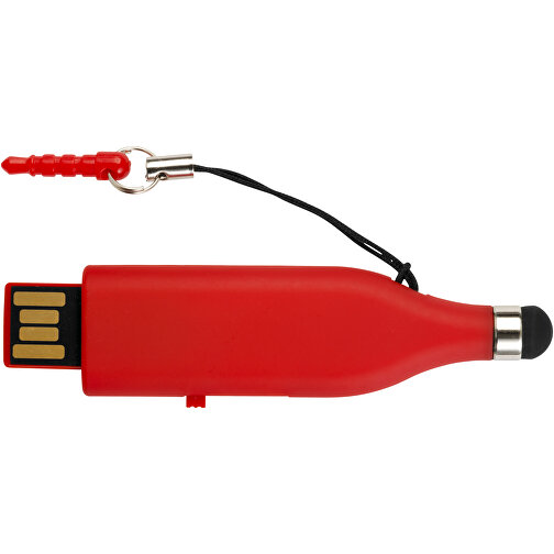 Stylus USB-Stick 2.0 4 GB , rot MB , 4 GB , Kunststoff MB , 6,90cm x 2,00cm x 0,80cm (Länge x Höhe x Breite), Bild 3