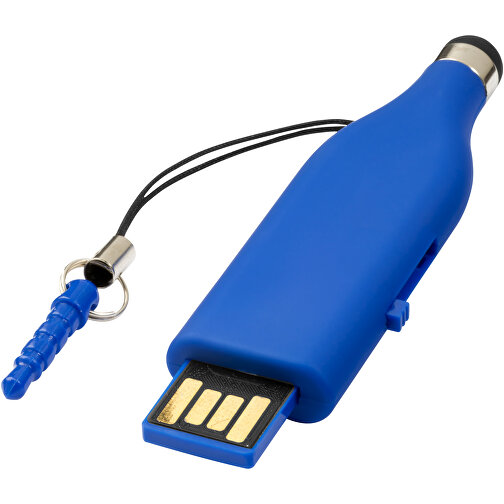 Stylus USB-Stick , blau MB , 4 GB , Kunststoff MB , 6,90cm x 2,00cm x 0,80cm (Länge x Höhe x Breite), Bild 1