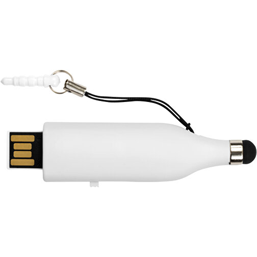 Stylus USB-Stick 2.0 32 GB , weiß MB , 32 GB , Kunststoff MB , 6,90cm x 2,00cm x 0,80cm (Länge x Höhe x Breite), Bild 4