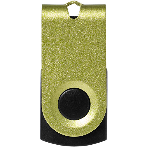 Mini USB-Stick , apfelgrün MB , 32 GB , Aluminium MB , 3,20cm x 1,60cm x 1,40cm (Länge x Höhe x Breite), Bild 3
