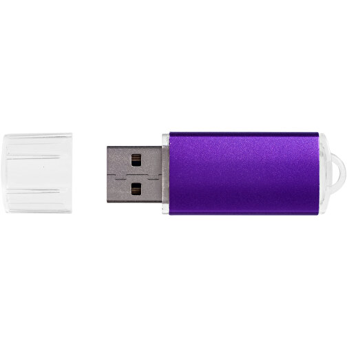 Silicon Valley USB-Stick , lila MB , 8 GB , Kunststoff, Aluminium MB , 5,30cm x 1,70cm x 0,80cm (Länge x Höhe x Breite), Bild 6