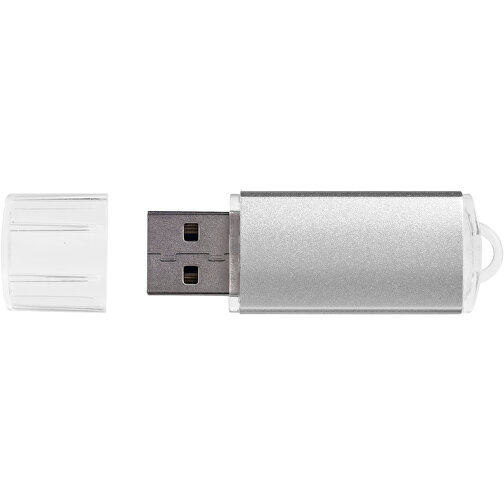 Silicon Valley USB-Stick , silber MB , 16 GB , Kunststoff, Aluminium MB , 5,30cm x 1,70cm x 0,80cm (Länge x Höhe x Breite), Bild 4