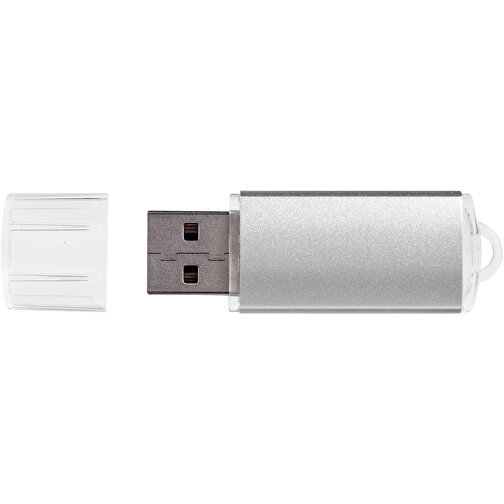 Silicon Valley USB-Stick , silber MB , 4 GB , Kunststoff, Aluminium MB , 5,30cm x 1,70cm x 0,80cm (Länge x Höhe x Breite), Bild 6