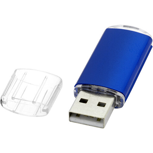 Silicon Valley USB-Stick , blau MB , 32 GB , Kunststoff, Aluminium MB , 5,30cm x 1,70cm x 0,80cm (Länge x Höhe x Breite), Bild 1