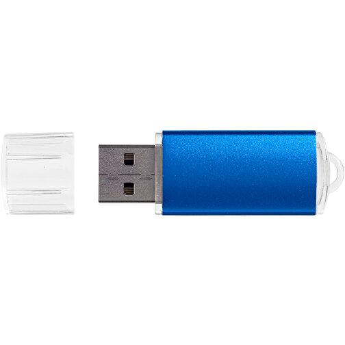 Silicon Valley USB-Stick , blau MB , 2 GB , Kunststoff, Aluminium MB , 5,30cm x 1,70cm x 0,80cm (Länge x Höhe x Breite), Bild 6