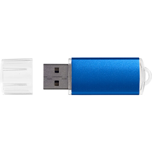 Silicon Valley USB-Stick , blau MB , 1 GB , Kunststoff, Aluminium MB , 5,30cm x 1,70cm x 0,80cm (Länge x Höhe x Breite), Bild 4