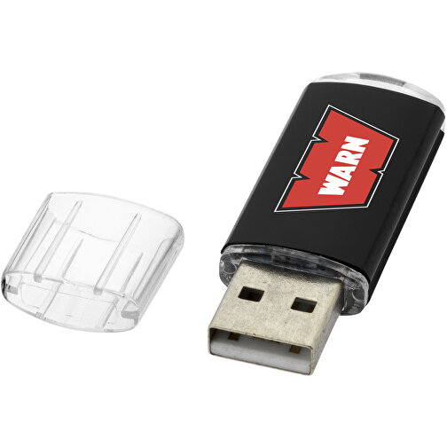 Silicon Valley USB-Stick , schwarz MB , 16 GB , Kunststoff, Aluminium MB , 5,30cm x 1,70cm x 0,80cm (Länge x Höhe x Breite), Bild 2
