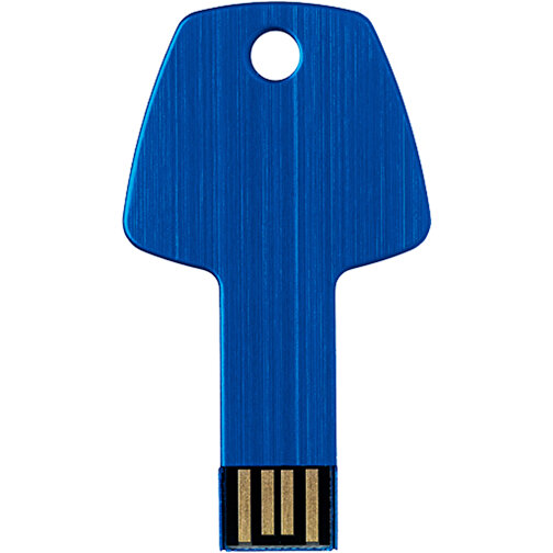 USB-Stick Schlüssel , navy MB , 4 GB , Aluminium MB , 5,70cm x 3,20cm x 0,30cm (Länge x Höhe x Breite), Bild 3