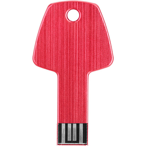 USB-Stick Schlüssel , rot MB , 32 GB , Aluminium MB , 5,70cm x 3,20cm x 0,30cm (Länge x Höhe x Breite), Bild 6