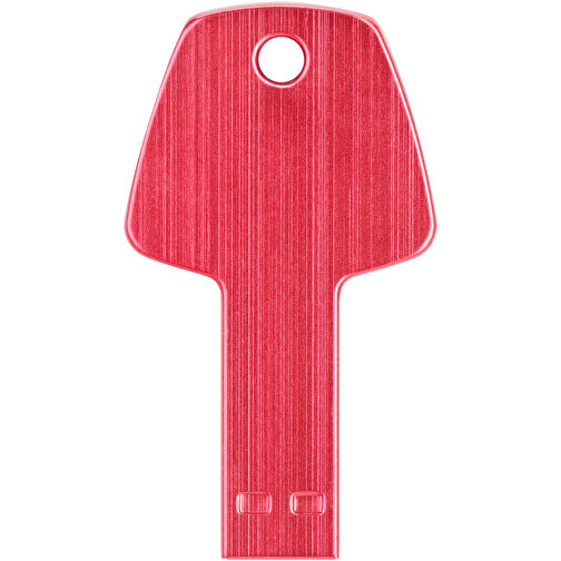 USB-Stick Schlüssel , rot MB , 1 GB , Aluminium MB , 5,70cm x 3,20cm x 0,30cm (Länge x Höhe x Breite), Bild 7