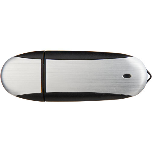 Memo USB-Stick , schwarz / silber MB , 32 GB , Kunststoff, Aluminium MB , 6,00cm x 2,40cm x 1,20cm (Länge x Höhe x Breite), Bild 8