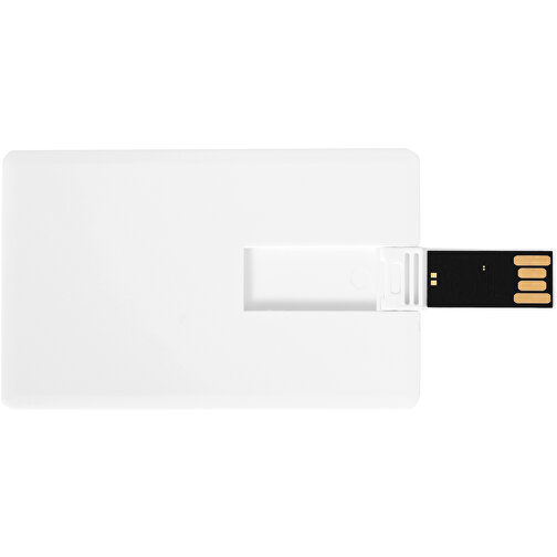 Slim Credit Card USB-Stick , weiss MB , 16 GB , Kunststoff MB , 8,20cm x 5,20cm x 0,30cm (Länge x Höhe x Breite), Bild 8