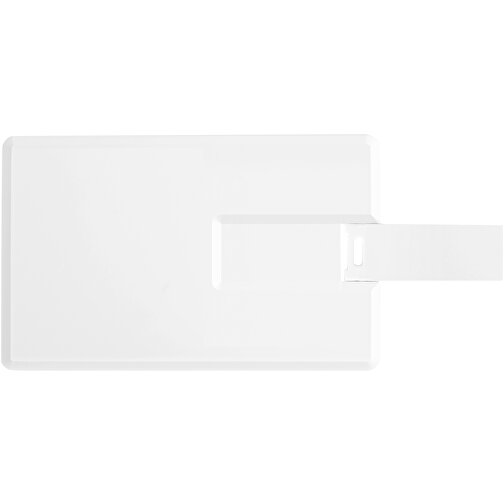 Slim Credit Card USB-Stick , weiss MB , 8 GB , Kunststoff MB , 8,20cm x 5,20cm x 0,30cm (Länge x Höhe x Breite), Bild 5