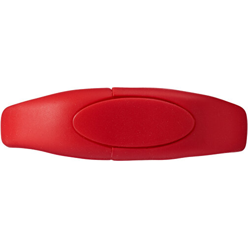 Bracelet USB-Stick , rot MB , 32 GB , Silikon Kunststoff MB , 24,40cm x 2,10cm x 1,10cm (Länge x Höhe x Breite), Bild 4