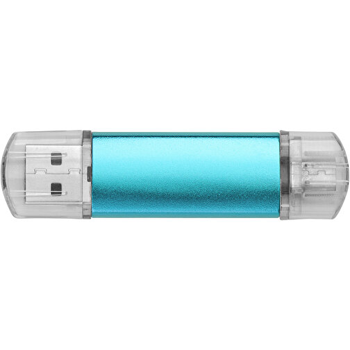 Silicon Valley On-the-Go USB-Stick , blau MB , 32 GB , Aluminium MB , 6,90cm x 1,80cm x 0,70cm (Länge x Höhe x Breite), Bild 4
