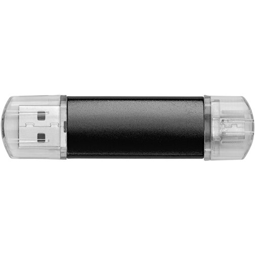 Silicon Valley On-the-Go USB-Stick , schwarz MB , 8 GB , Aluminium MB , 6,90cm x 1,80cm x 0,70cm (Länge x Höhe x Breite), Bild 6