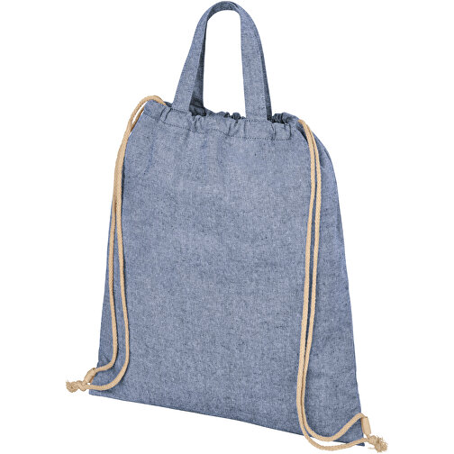 Plecak Pheebs z bawełnianym sznurkiem ściągającym z recyklingu o gramaturze 210 g/m², Obraz 4