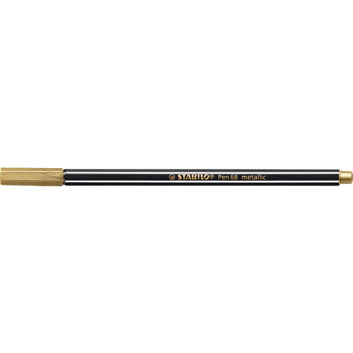 STABILO Pen 68 Metallic Fasermaler , Stabilo, gold, Kunststoff, 16,80cm x 0,80cm x 0,80cm (Länge x Höhe x Breite), Bild 2